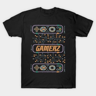 GAMERZ futurustic Digital theme T-Shirt